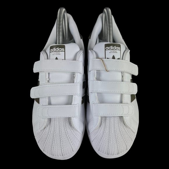 Adidas Superstar CF C White Olive Camo Shoes HQ4285 Youth Sizes 11 - 3 - Picture 7 of 9